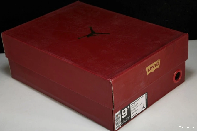 NRG Levis  Jordan Black 4 Levis Air AO2571-001 Denim Retro - 0503